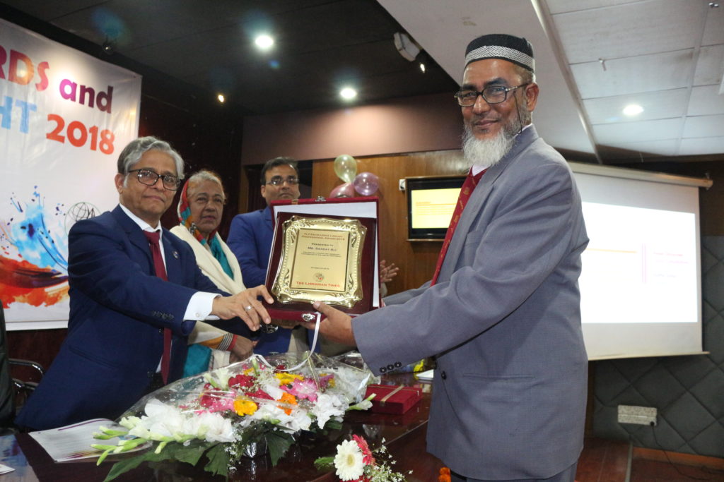 Muhammad Saadat Ali- the unsung hero of Bangladeshi LIS profession wins TLT Excellence Library Professional Award 2018