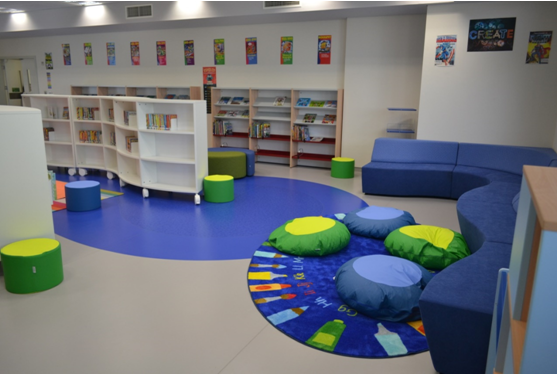 Primary School Library, Swiss International School Qatar, 2017 